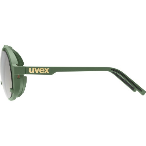 Uvex esntl pina glasses, moss green matt / gold mirror