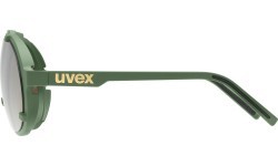 Uvex esntl pina glasses, moss green matt / gold mirror