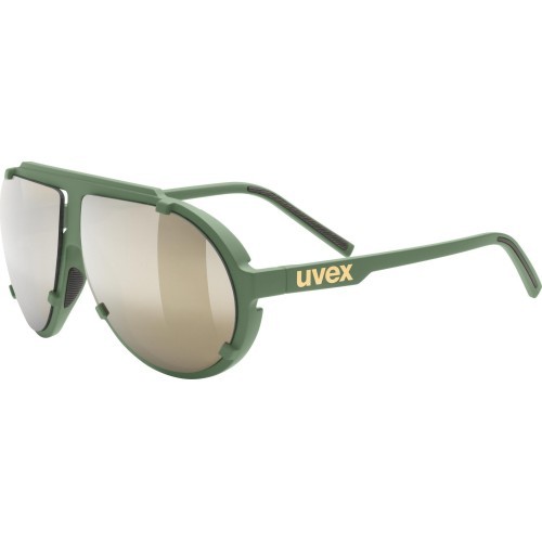 Очки Uvex esntl pina, moss green matt / gold mirror