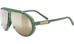 Очки Uvex esntl pina, moss green matt / gold mirror