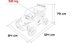 Электромобиль Buggy TURBO 23, синий