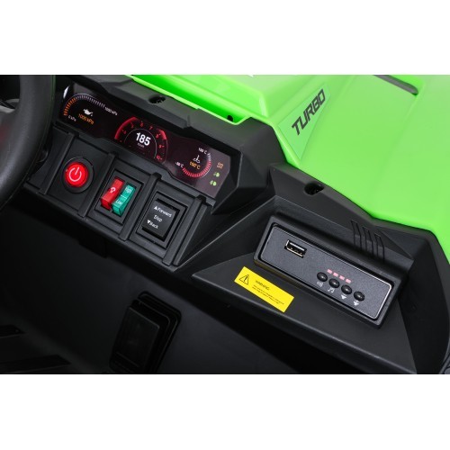 Электромобиль Buggy TURBO 23, зелёный