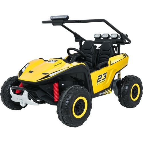 Elektromobilis Buggy TURBO 23, geltonas