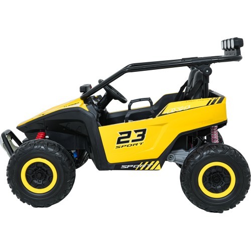 Elektromobilis Buggy TURBO 23, geltonas