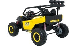Elektromobilis Buggy TURBO 23, geltonas