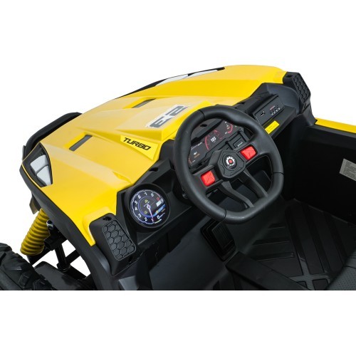 Elektromobilis Buggy TURBO 23, geltonas