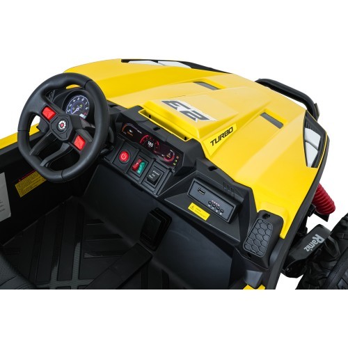 Электромобиль Buggy TURBO 23, жёлтый