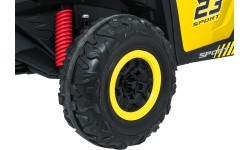 Elektromobilis Buggy TURBO 23, geltonas
