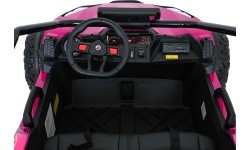 Elektromobilis Buggy TURBO 23, rožinis