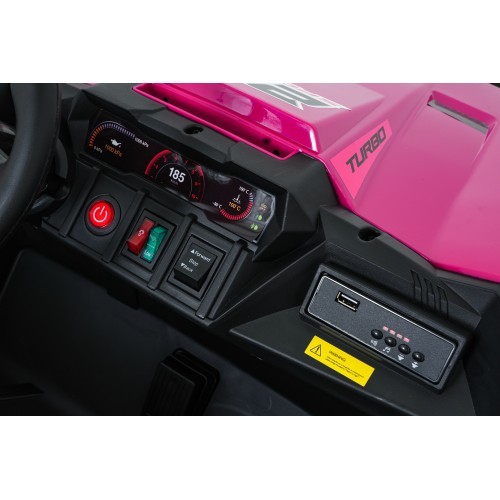 Elektromobilis Buggy TURBO 23, rožinis