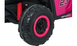 Elektromobilis Buggy TURBO 23, rožinis