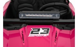 Elektromobilis Buggy TURBO 23, rožinis