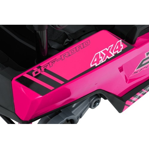 Elektromobilis Buggy TURBO 23, rožinis
