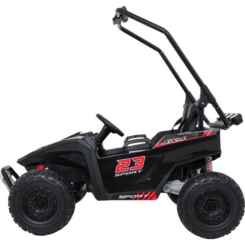 Elektromobilis vaikams Buggy TURBO 23, juodas
