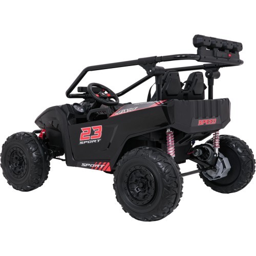 Elektromobilis vaikams Buggy TURBO 23, juodas