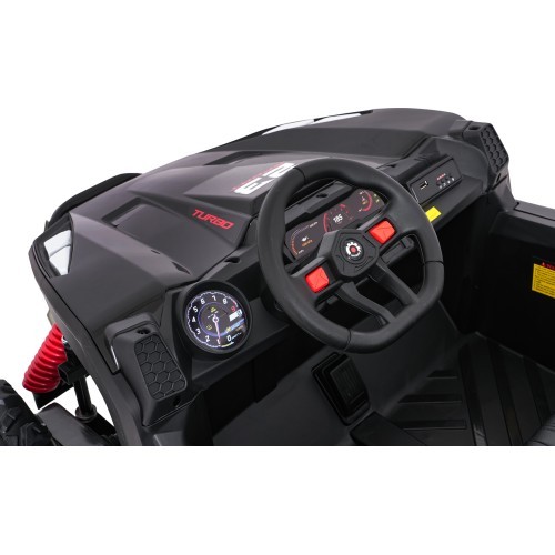 Elektromobilis vaikams Buggy TURBO 23, juodas