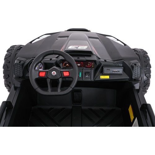 Elektromobilis vaikams Buggy TURBO 23, juodas