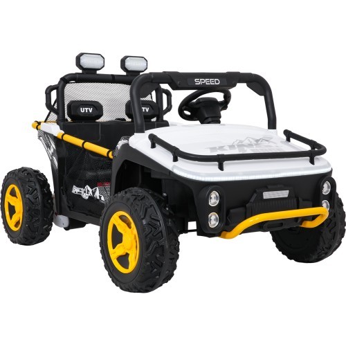 Elektromobilis vaikams Buggy UTV Speed, baltas