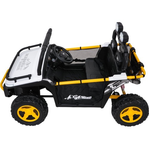 Elektromobilis vaikams Buggy UTV Speed, baltas