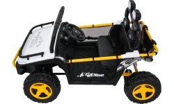 Elektromobilis vaikams Buggy UTV Speed, baltas