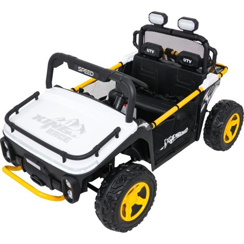 Elektromobilis vaikams Buggy UTV Speed, baltas