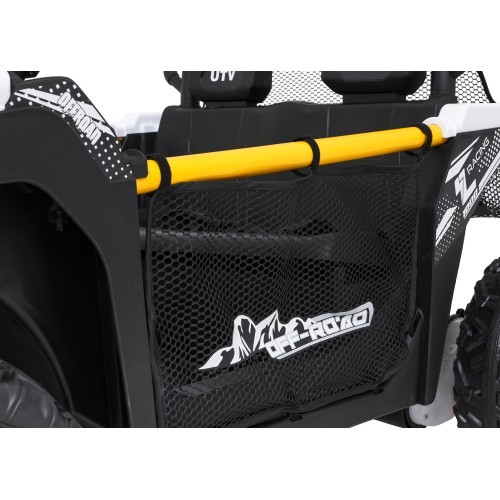 Elektromobilis vaikams Buggy UTV Speed, baltas