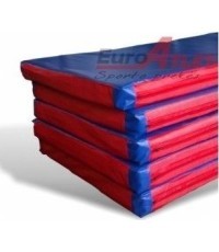 Non-slip gymnastics mat, synthetic leather (100x100x10 cm)
