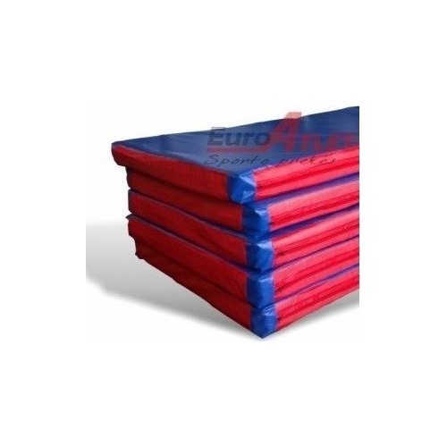 Non-slip gymnastics mat, synthetic leather (100x100x10 cm)