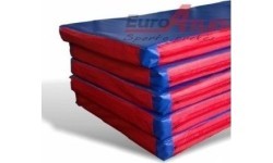 Non-slip gymnastics mat, synthetic leather (100x100x10 cm)