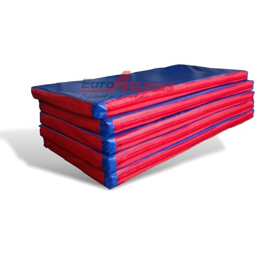 Non-slip gymnastics mat (200x100x10 cm), artificial leather