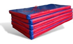 Non-slip gymnastics mat (200x100x10 cm), artificial leather