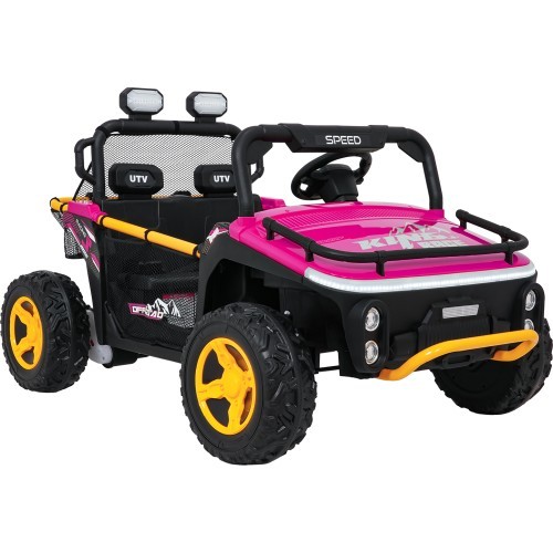 Elektromobilis Buggy UTV SPEED, rožinis
