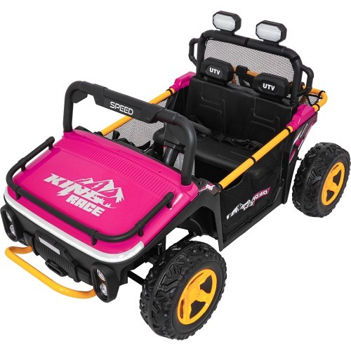 Elektromobilis Buggy UTV SPEED, rožinis