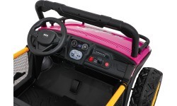 Elektromobilis Buggy UTV SPEED, rožinis