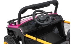 Elektromobilis Buggy UTV SPEED, rožinis