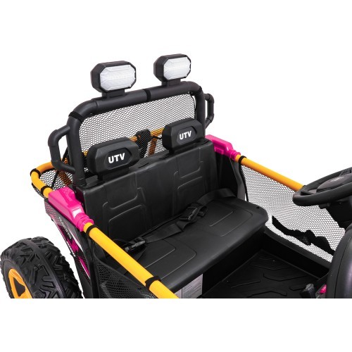 Elektromobilis Buggy UTV SPEED, rožinis