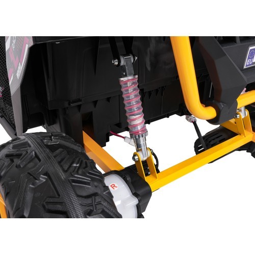 Elektromobilis Buggy UTV SPEED, rožinis