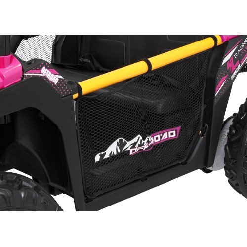 Elektromobilis Buggy UTV SPEED, rožinis
