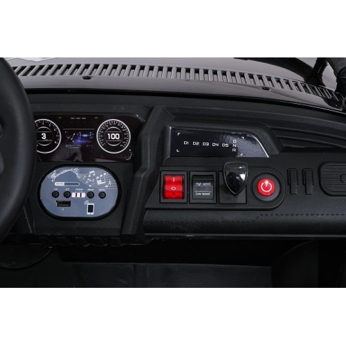 Elektrinis keturratis Buggy UTV SPEED, juodas