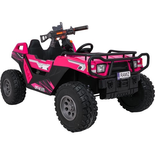 Elektromobilis Buggy PROSPECTOR 4x4 STRONG, rožinis