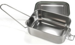 Origin Outdoors Lunchbox 2 in 1 'stainless steel'