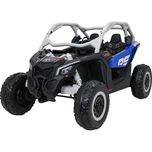 Детский электромобиль багги Maverick Turbo RR сине-серый