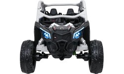 Детский электромобиль багги Maverick Turbo RR сине-серый