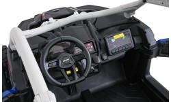 Детский электромобиль багги Maverick Turbo RR сине-серый