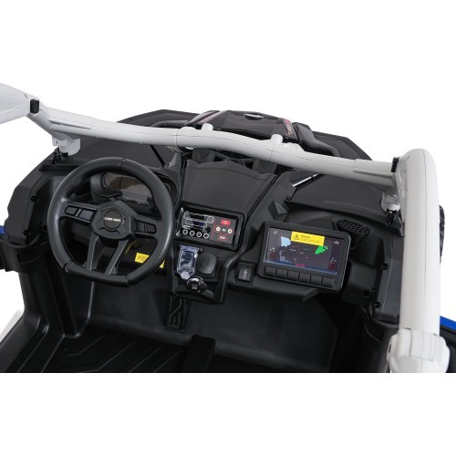 Elektrinis vaikiškas bagis Maverick Turbo RR mėlynai pilkas
