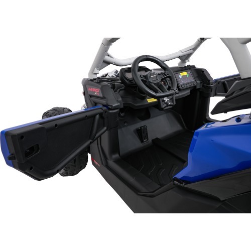 Детский электромобиль багги Maverick Turbo RR сине-серый