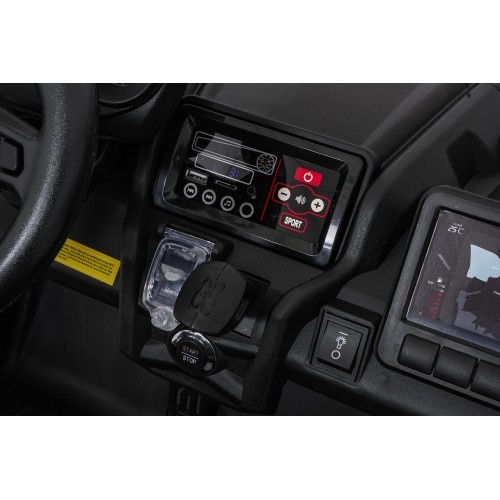 Детский электромобиль багги Maverick Turbo RR сине-серый