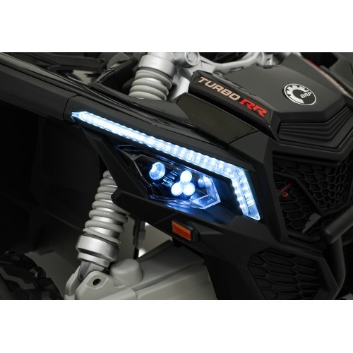 Детский электромобиль багги Maverick Turbo RR сине-серый
