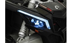 Elektrinis vaikiškas bagis Maverick Turbo RR mėlynai pilkas