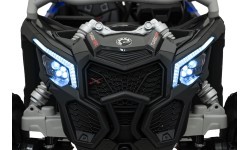 Elektrinis vaikiškas bagis Maverick Turbo RR mėlynai pilkas